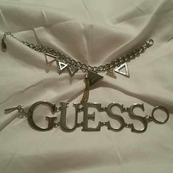 Guess Jewelry - **Silver tone Guess bracelets**
