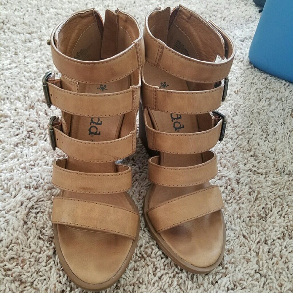 Gladiator Chunky Heels