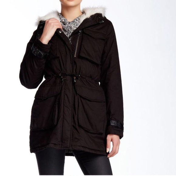 steve madden black coat