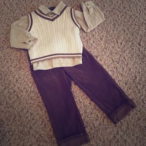 Wendy Bellissimo Brown Corduroy Outfit