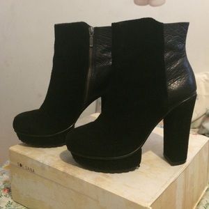 Sol Sana Suede and Leather Boots