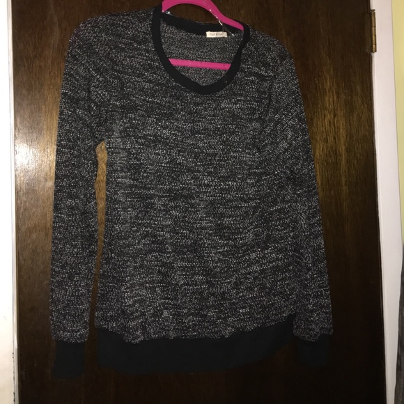 Black and white sweater