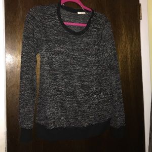 Black and white sweater