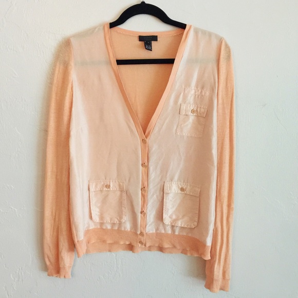 Donating- j Crew Collection Silk and Linen Cardi