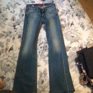 Big star faded leg jeans