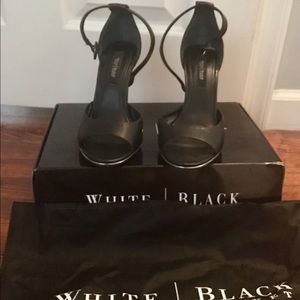 White House black Market- open toe "Cassie" heels