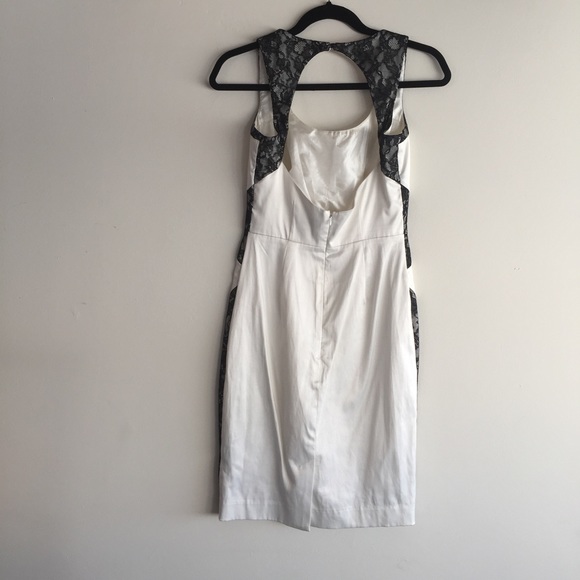 Rampage White & Black Lace Accent Dress - Small - Picture 2 of 3