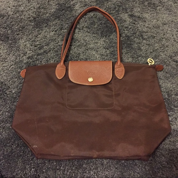 Brown Medium Longchamp, Long Handles!