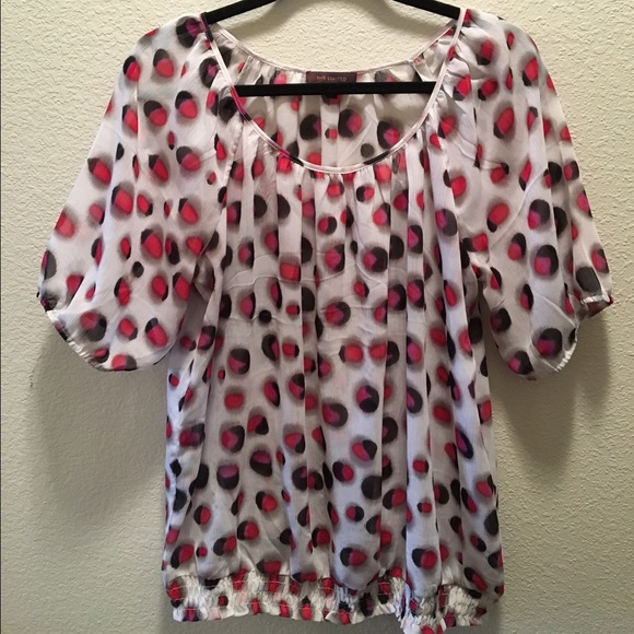 Polka Dot Shirt, Size XL The Limited