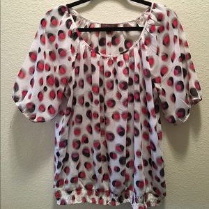 Polka Dot Shirt, Size XL The Limited
