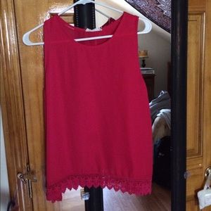 Elodie pink tank top