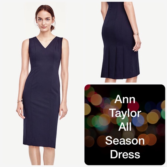 Ann taylor olive sheath skirt dress