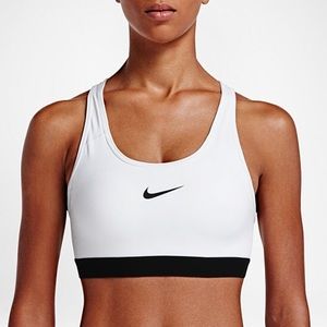 Nike Pro Classic Sports Bra White