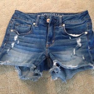 American eagle denim shorts