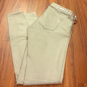 Express jean leggings-gray-silver shimmer-stretch