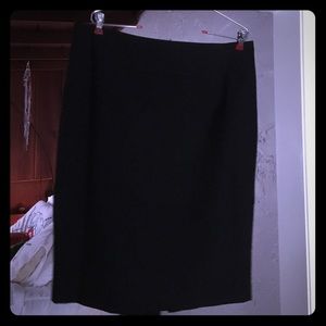 Black pencil skirt
