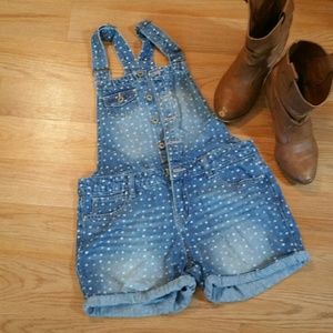 Kids overalls polka dot