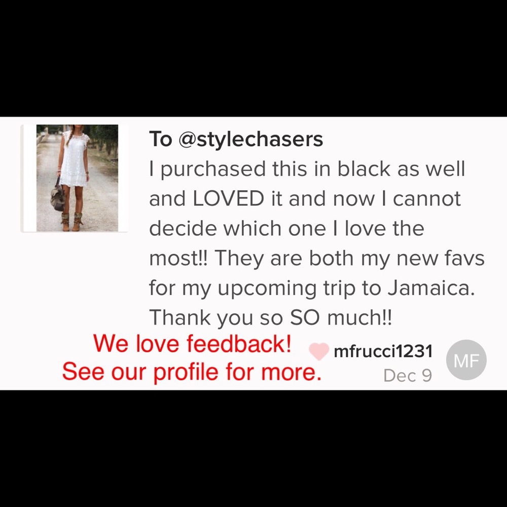 HOST PICK! Boho Sleeveless White Lace Mini Beach - Picture 7 of 8