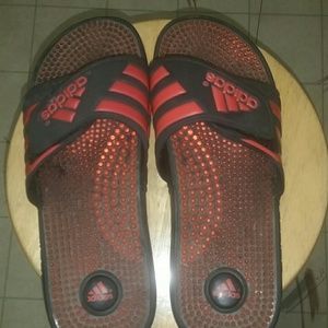 Men's red adidas
