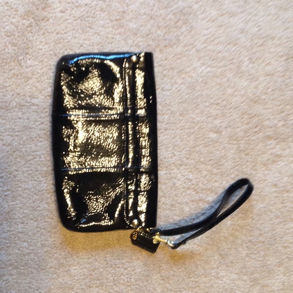 Coach Patent Leather Wristlet - Picture 2 of 3