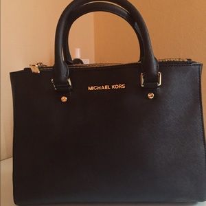 Authentic Michael Kors Saffiano Leather Satchel
