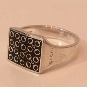 Authentic Gucci men's ring