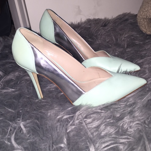 Tiffany Blue Madonna Heels