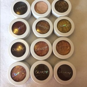 Colourpop Eyeshadow Lot