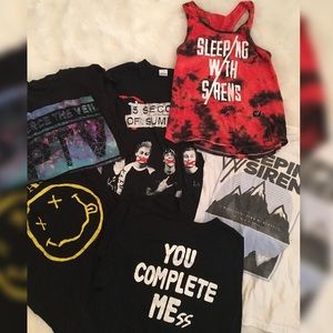 CHRISTMAS SALE🎄 band shirts 5sos,PTV,SWS,Nirvana