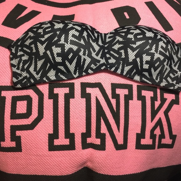 💕SALE💕VS PINK PADDED BANDEAU MED NWT - Picture 3 of 3