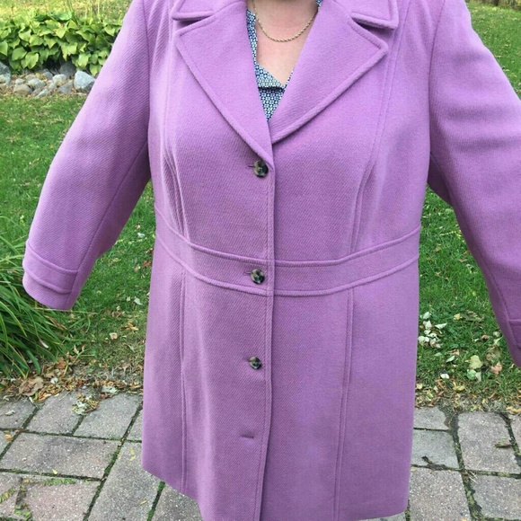 Brushed Lavender Talbots Peacot Size 22W.