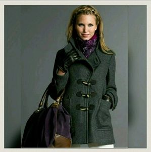 Dress Coat Wool Charcoal Grey Peacoat 🎉HP 2/12