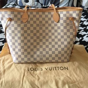 Louis Vuitton neverfull demier azur MM