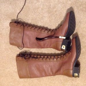 Sam Edelman Ginny Over The Knee Lace Up Boots