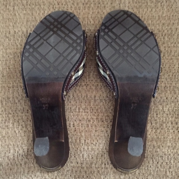 Burberry wooden sandals size 37 - Picture 4 of 4