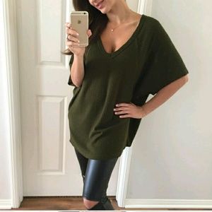 O L I V E Waffle Top