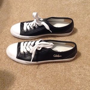 Cole Haan Air Laurie Patent Leather Sneakers Black