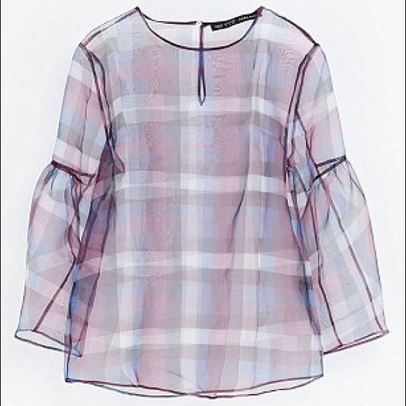 Zara sheer blouse