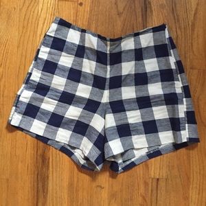 Old Navy Gingham High Waisted Shorts