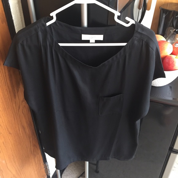 Loft black dress shirt
