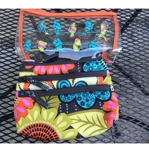 EUC Vera Bradley FLOWER SHOWER Set