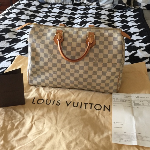 Louis Vuitton speedy 35 demier azur