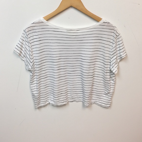 Striped crop tee - Picture 2 of 4