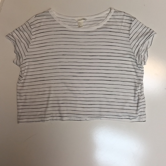 Striped crop tee - Picture 3 of 4