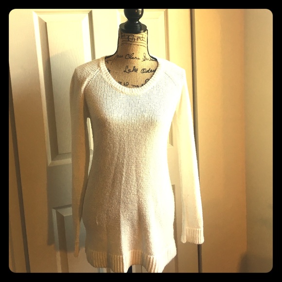 Old Navy White Sweater Cardigan Winter