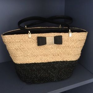 Kate spade wicker shoulder bag