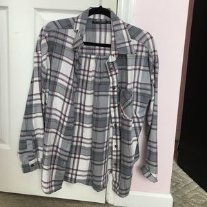 NWOT Brandy Melville plaid shirt