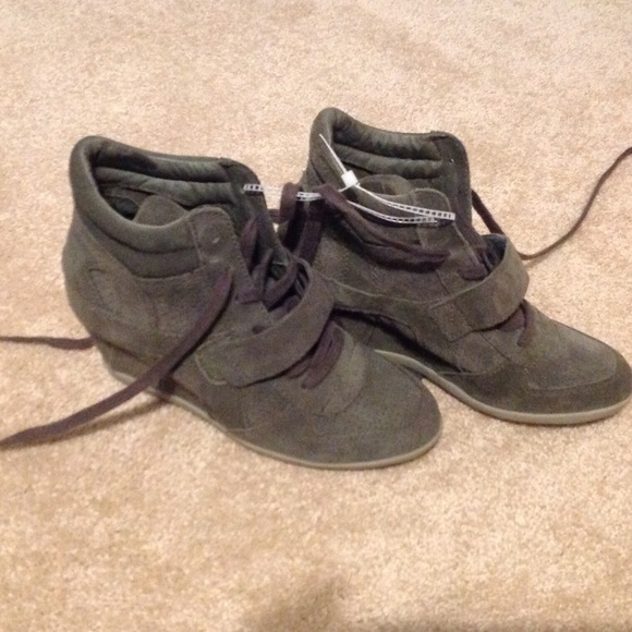 Ash Bowie Wedge Sneakers Hunter Green