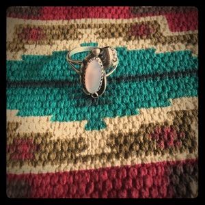 Mother of pearl Sterling a Silver Ring 1