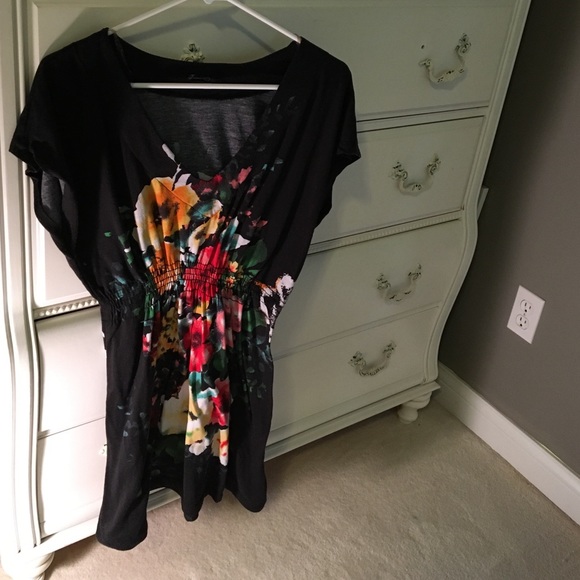Flowing floral dress